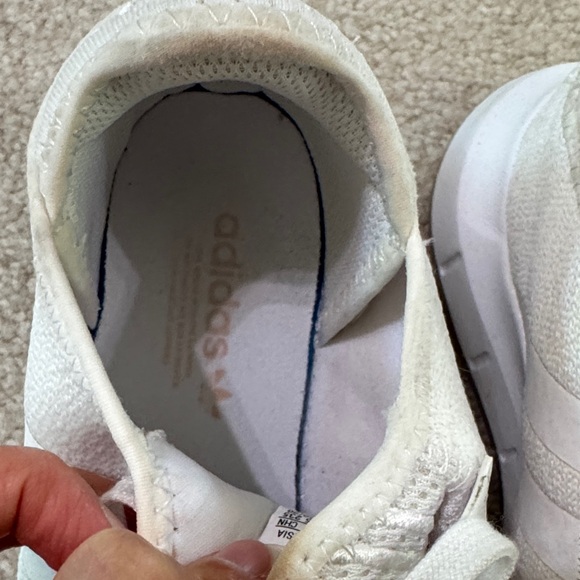 Adidas Cream and White Casual Sneakers - Picture 3 of 4